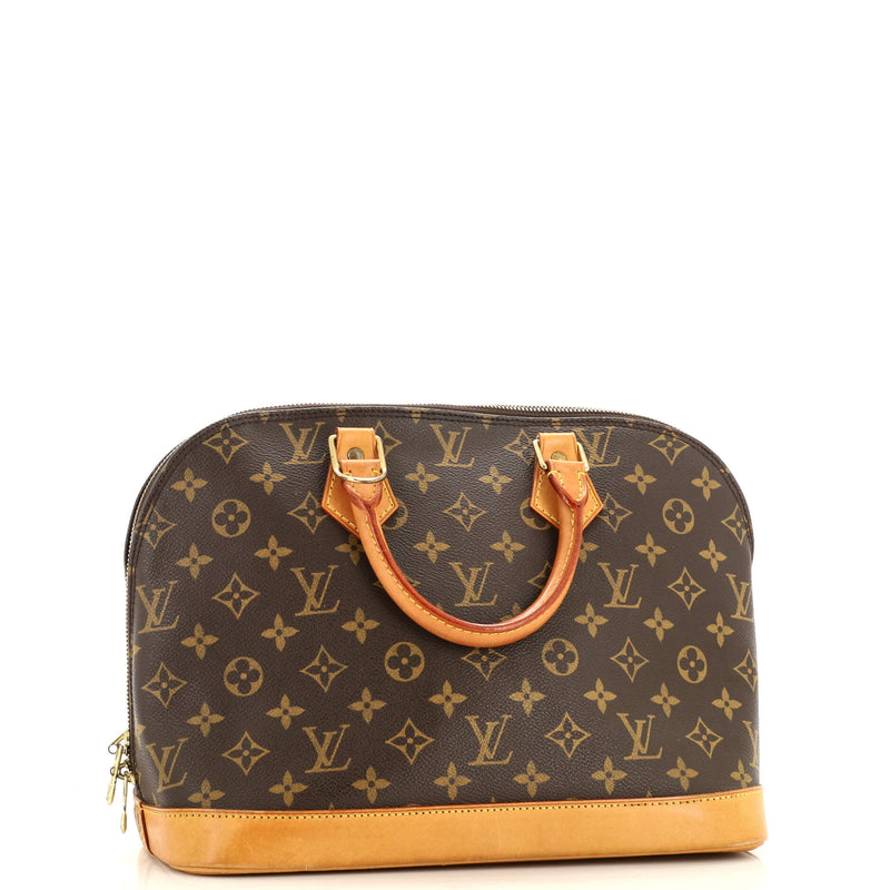 Louis Vuitton Alma Handbag Canvas Pm