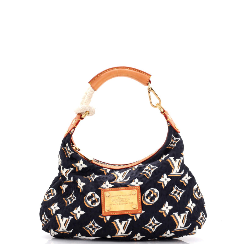 Louis Vuitton Bulles Handbag Nylon Pm