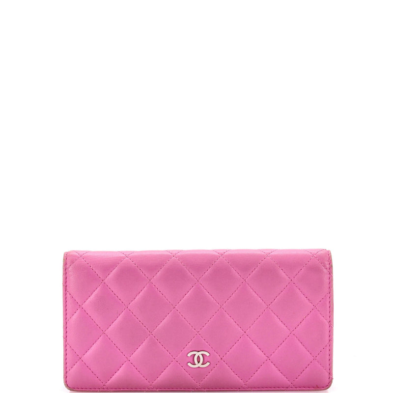 Chanel L-Yen Wallet Quilted Lambskin