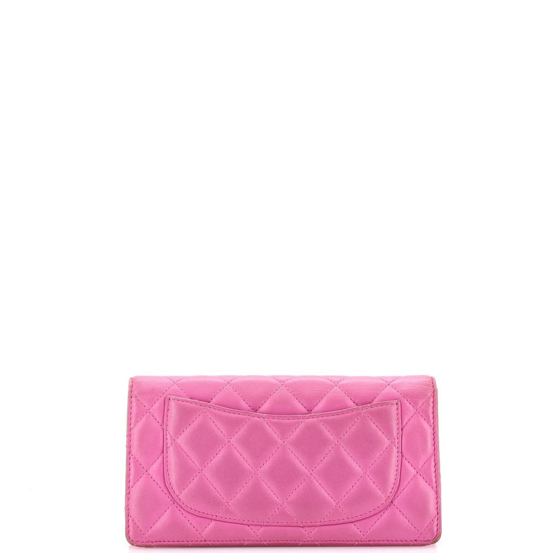 Chanel L-Yen Wallet Quilted Lambskin