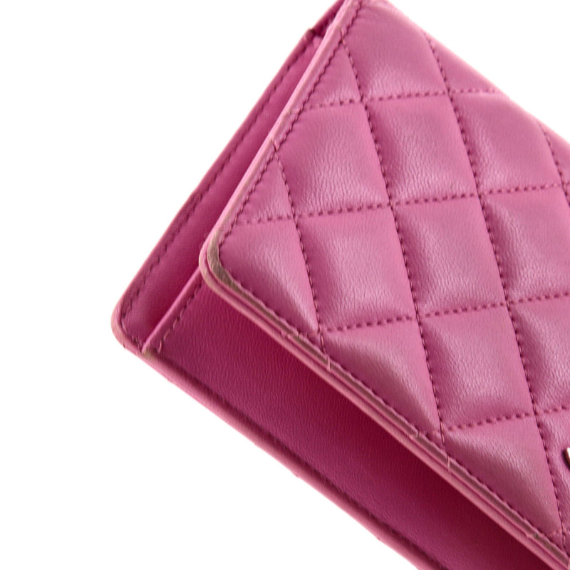 Chanel L-Yen Wallet Quilted Lambskin