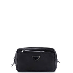 Prada Zip Waist Bag Tessuto Small