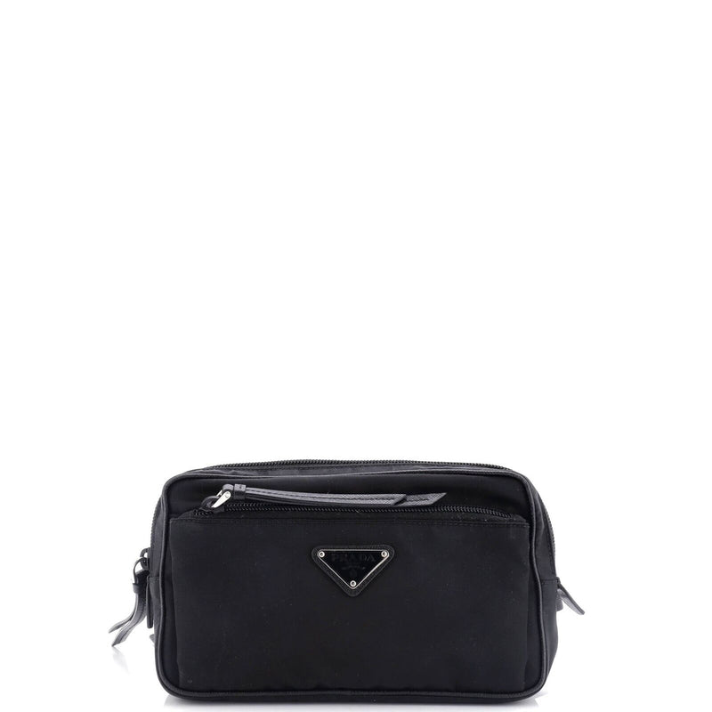 Prada Zip Waist Bag Tessuto Small