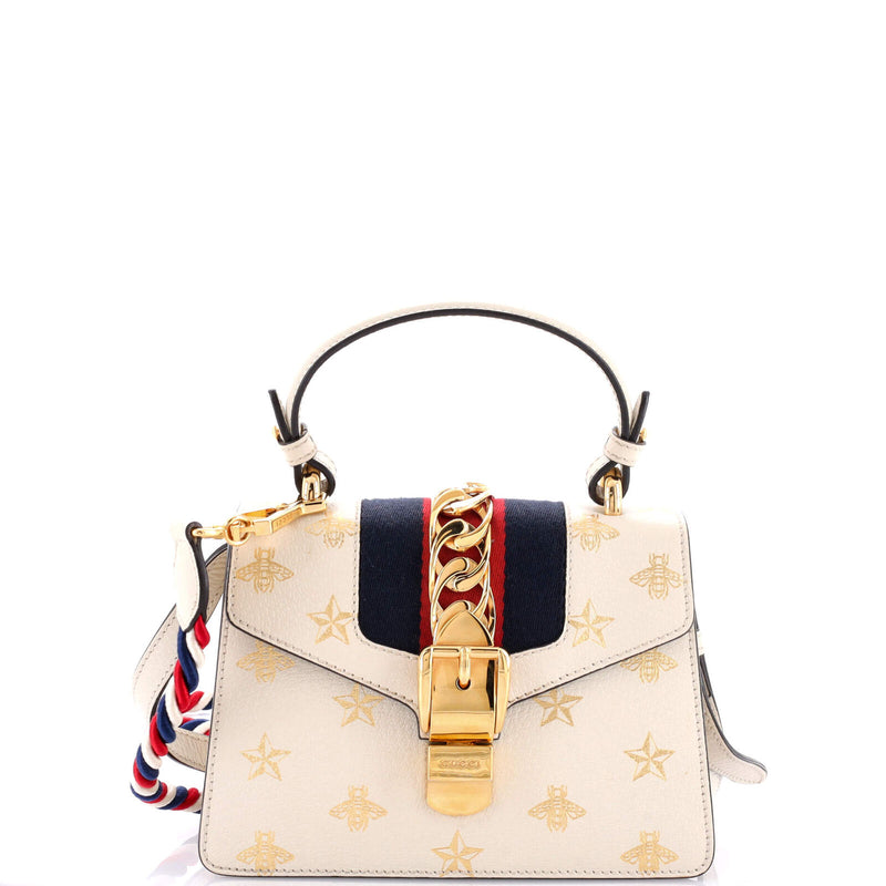 Gucci Sylvie Top Handle Bag Printed