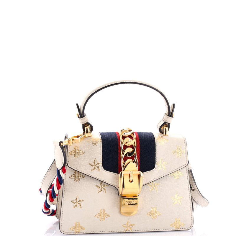 Gucci Sylvie Top Handle Bag Printed