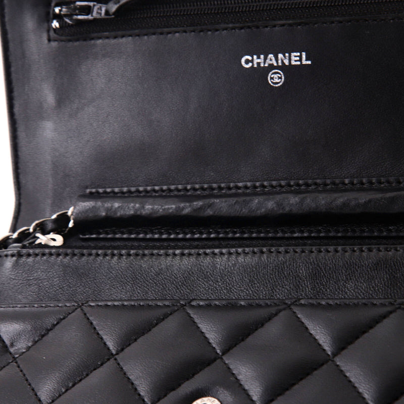 Chanel Wallet On Chain Quilted Lambskin