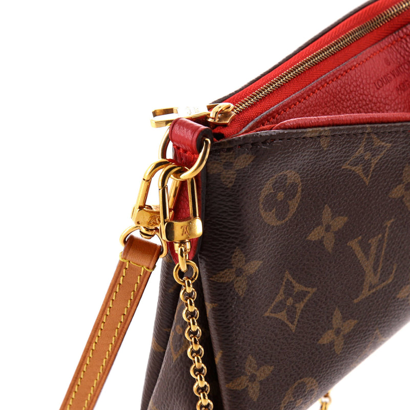 Louis Vuitton Pallas Clutch Canvas