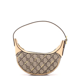 Gucci Ophidia Zip Hobo Gg Coated Canvas