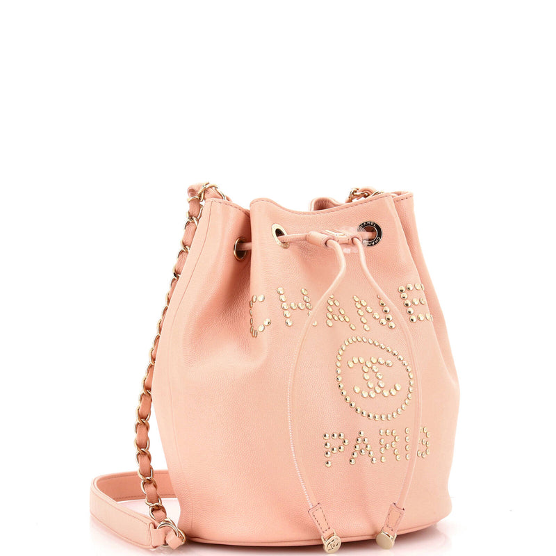 Chanel Deauville Drawstring Bucket Bag