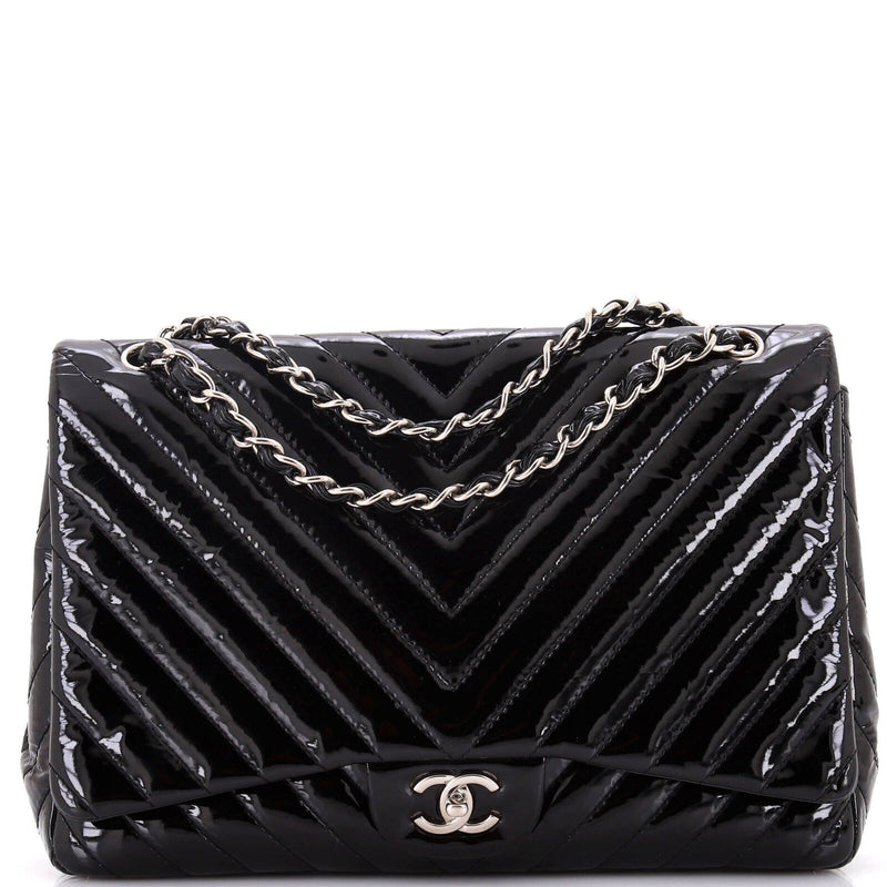 Chanel Classic Single Flap Bag Chevron