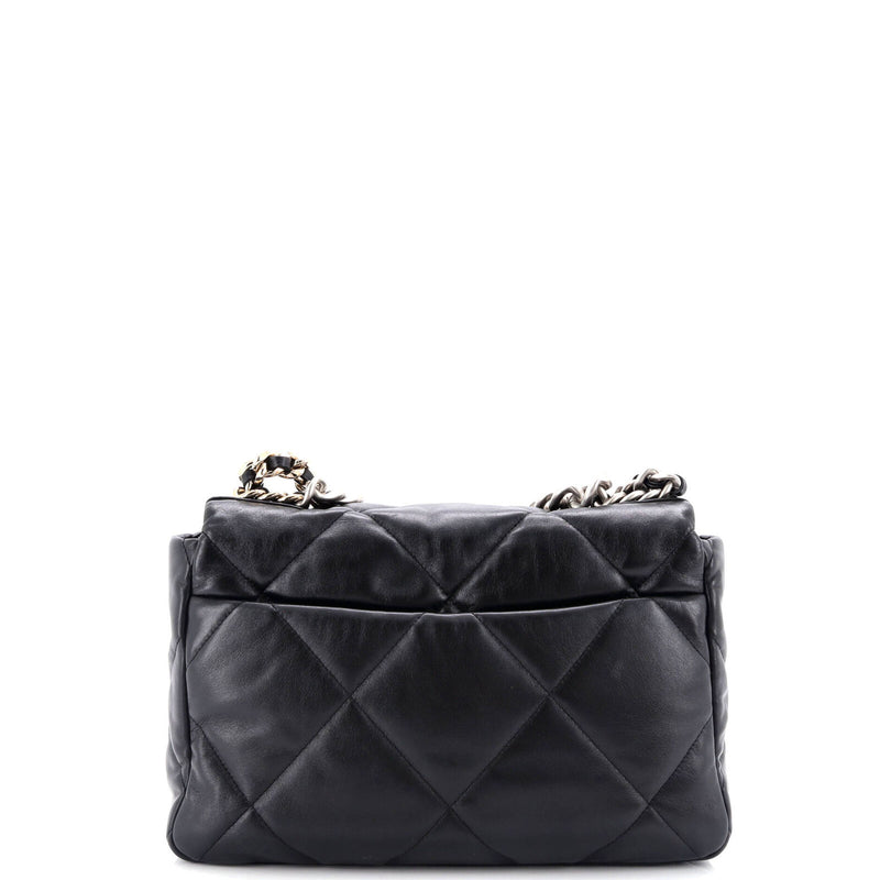 Chanel 19 Flap Bag Quilted Leather Large