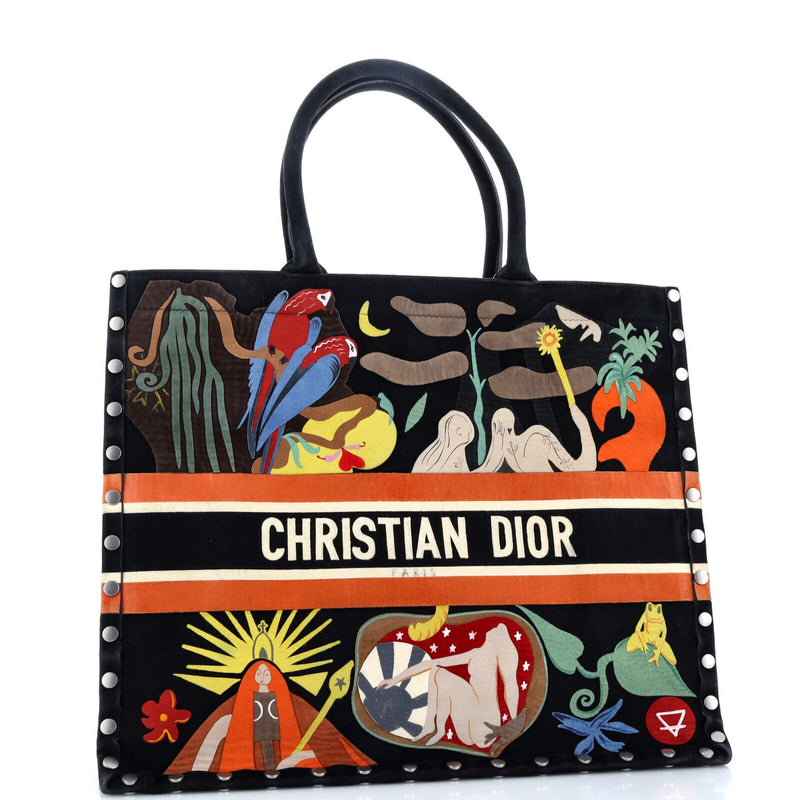 Christian Dior Book Tote Multicolor