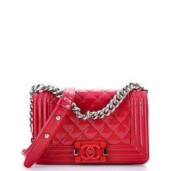 Chanel Boy Flap Bag Quilted Plexiglass