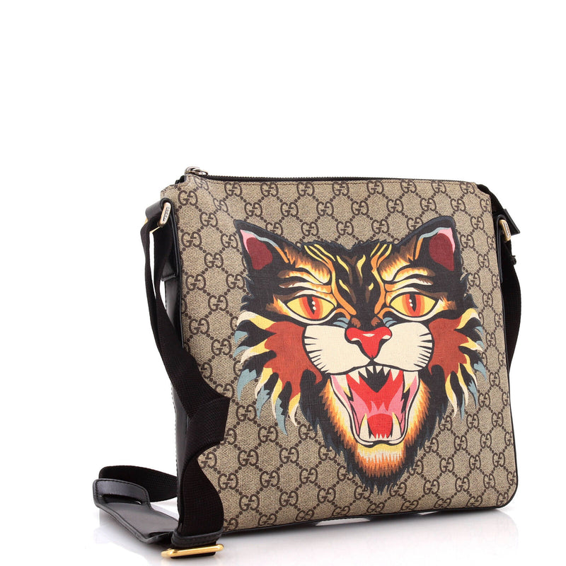 Gucci Flat Messenger Bag Printed Gg