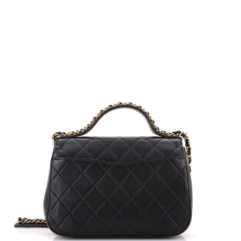 Chanel Chain Infinity Top Handle Bag