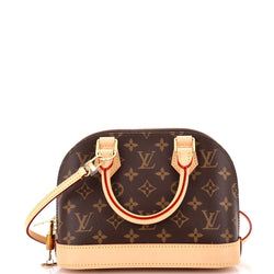 Louis Vuitton Alma Handbag Canvas Bb