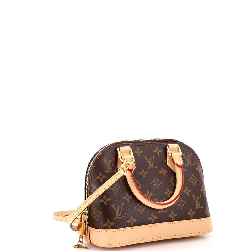 Louis Vuitton Alma Handbag Canvas Bb