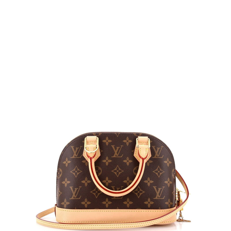 Louis Vuitton Alma Handbag Canvas Bb