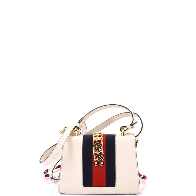 Gucci Sylvie Top Handle Bag Embroidered