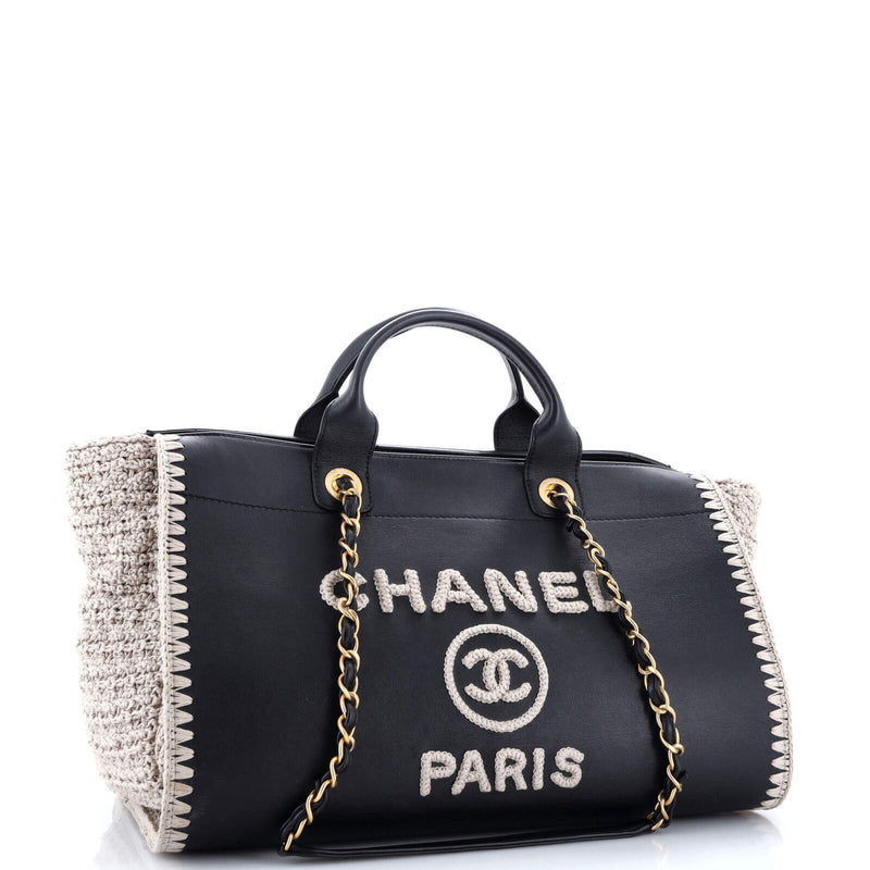 Chanel Deauville Tote Calfskin With