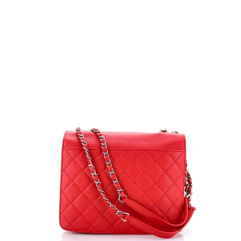 Chanel Cc Box Flap Bag Quilted Calfskin