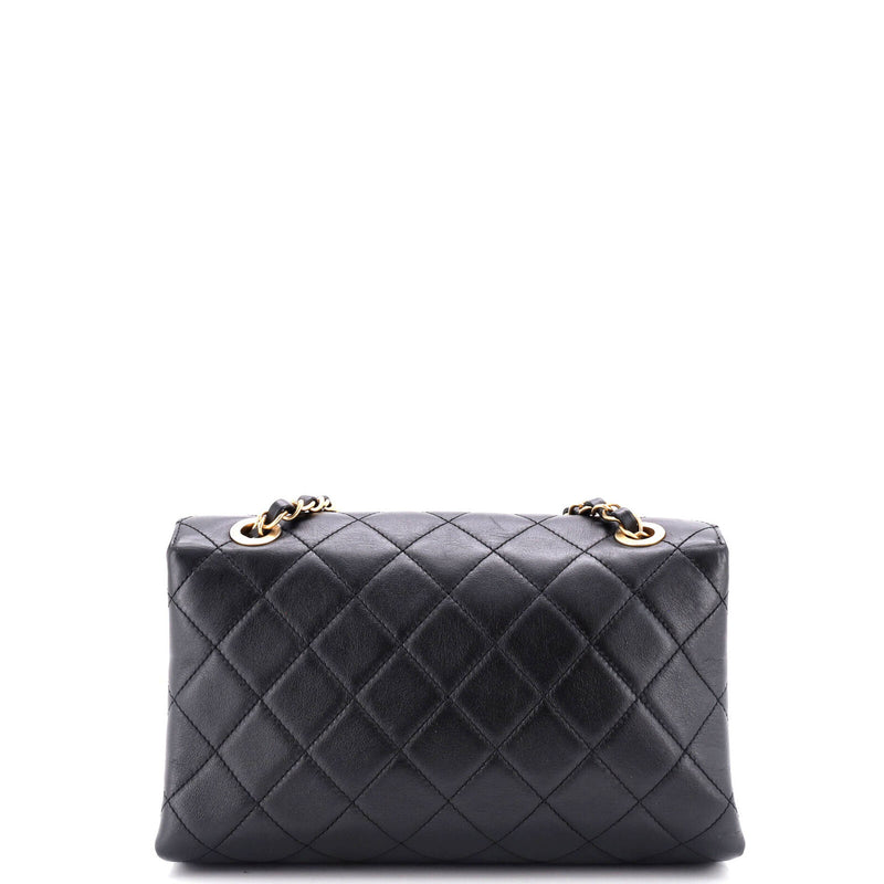 Chanel Logo Enchained Flap Bag Quilted