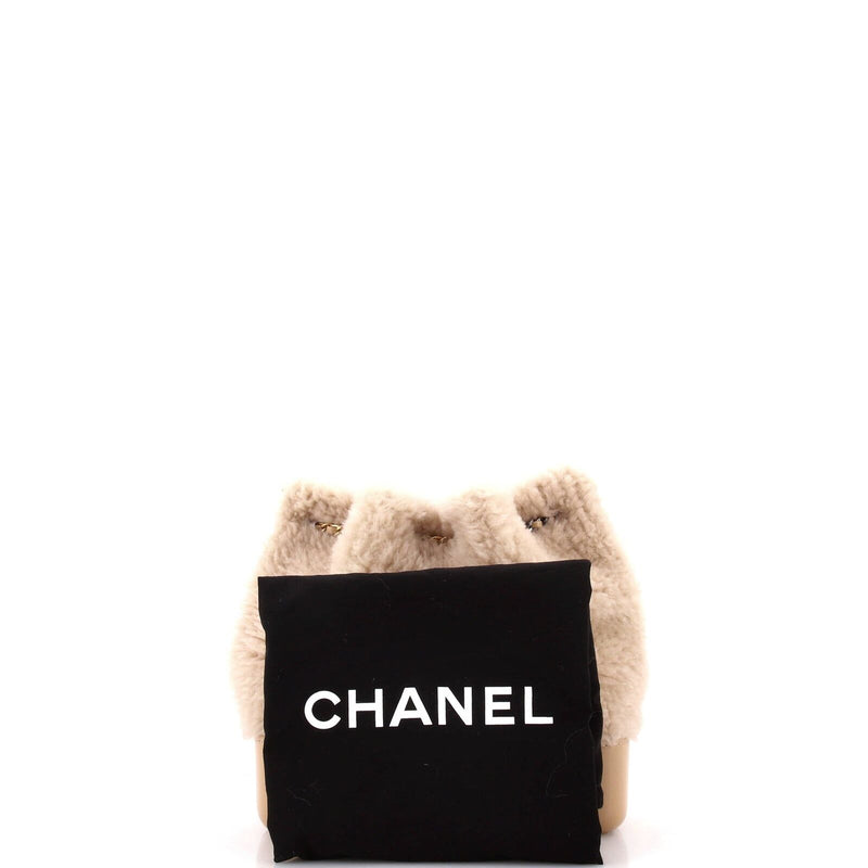 Chanel Gabrielle Backpack Shearling And