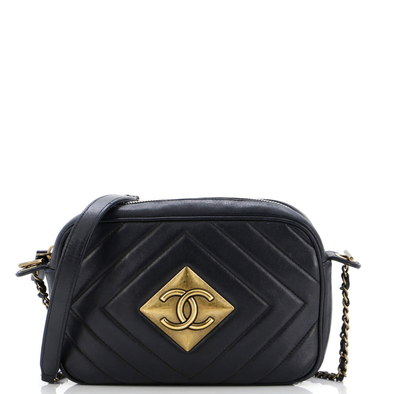 Chanel Pyramid Cc Camera Bag Chevron