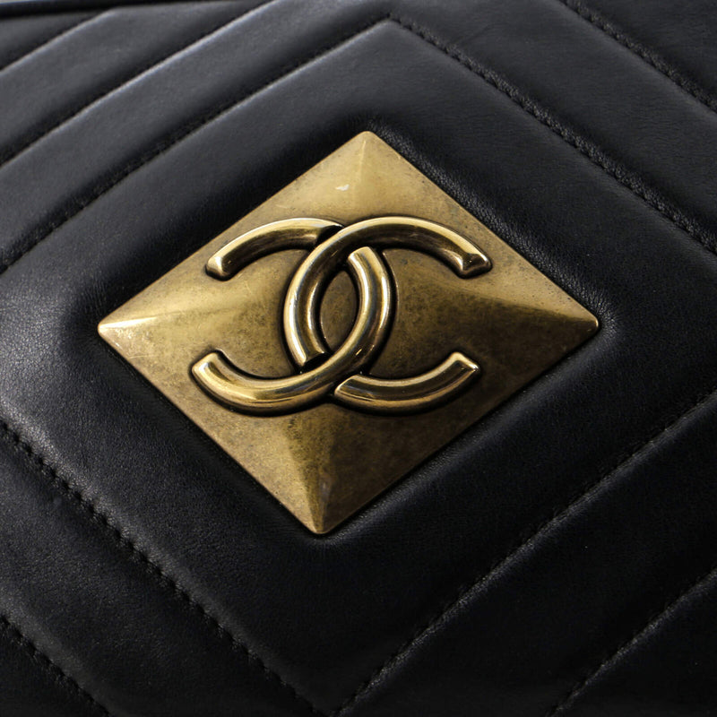 Chanel Pyramid Cc Camera Bag Chevron