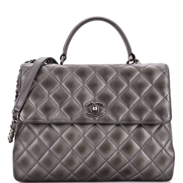 Chanel Trendy Cc Top Handle Bag Quilted