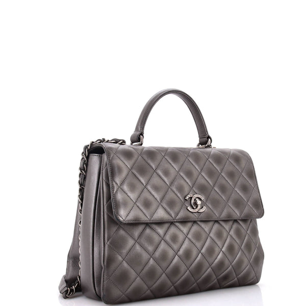 Chanel Trendy Cc Top Handle Bag Quilted