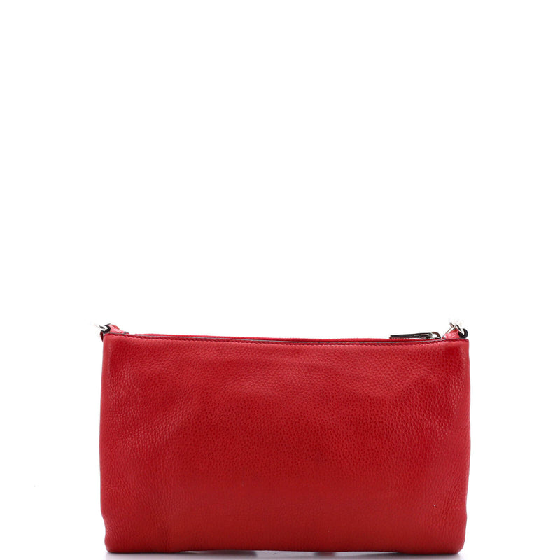 Prada Flat Zip Crossbody Bag Vitello