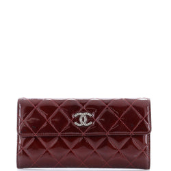 Chanel Cc Brilliant Flap Wallet Quilted