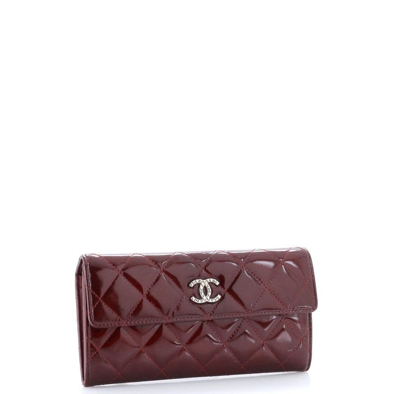 Chanel Cc Brilliant Flap Wallet Quilted