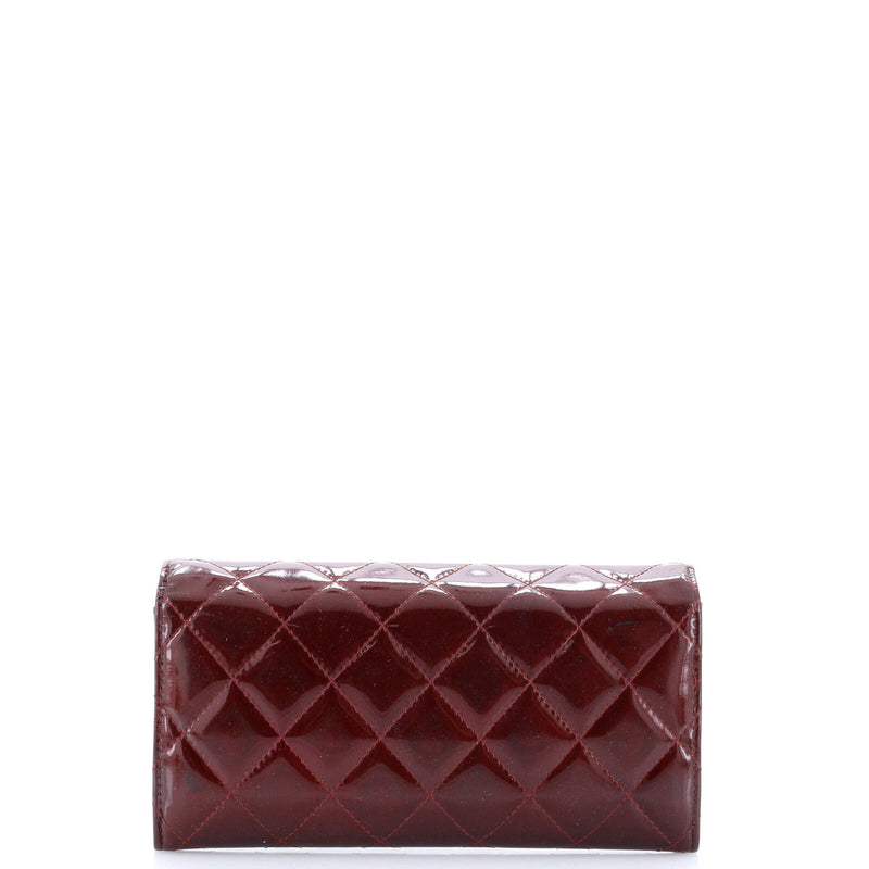 Chanel Cc Brilliant Flap Wallet Quilted