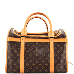 Louis Vuitton Dog Carrier Bag Canvas 40