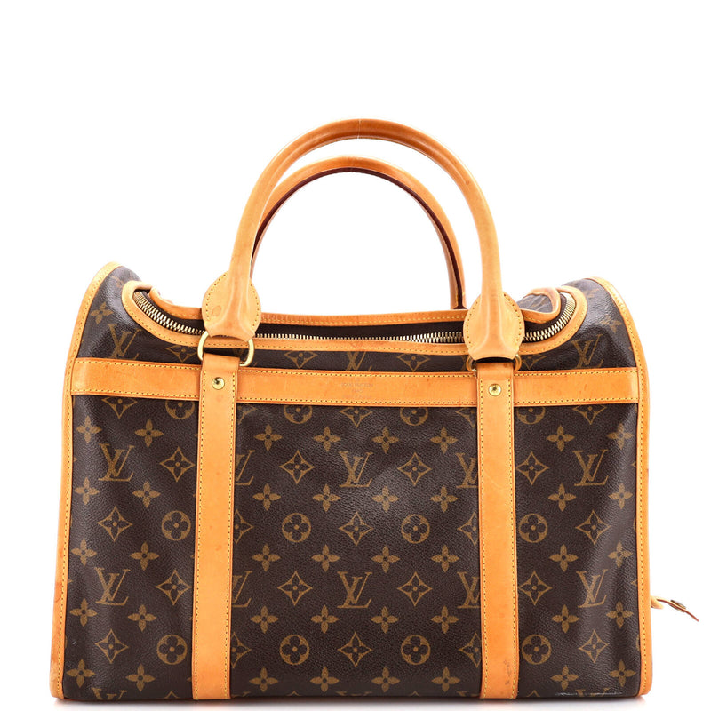 Louis Vuitton Dog Carrier Bag Canvas 40