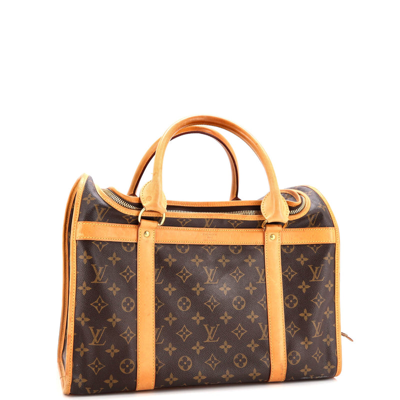 Louis Vuitton Dog Carrier Bag Canvas 40