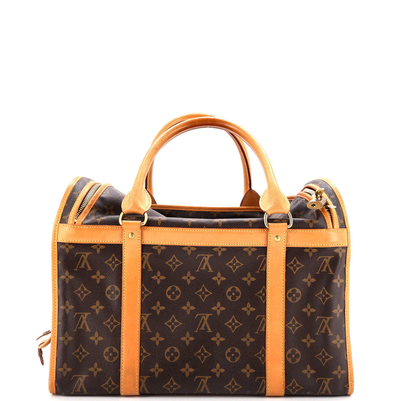 Louis Vuitton Dog Carrier Bag Canvas 40