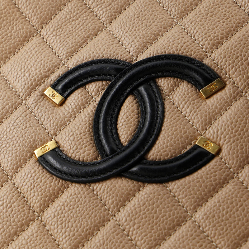 Chanel Filigree Vanity Case Quilted