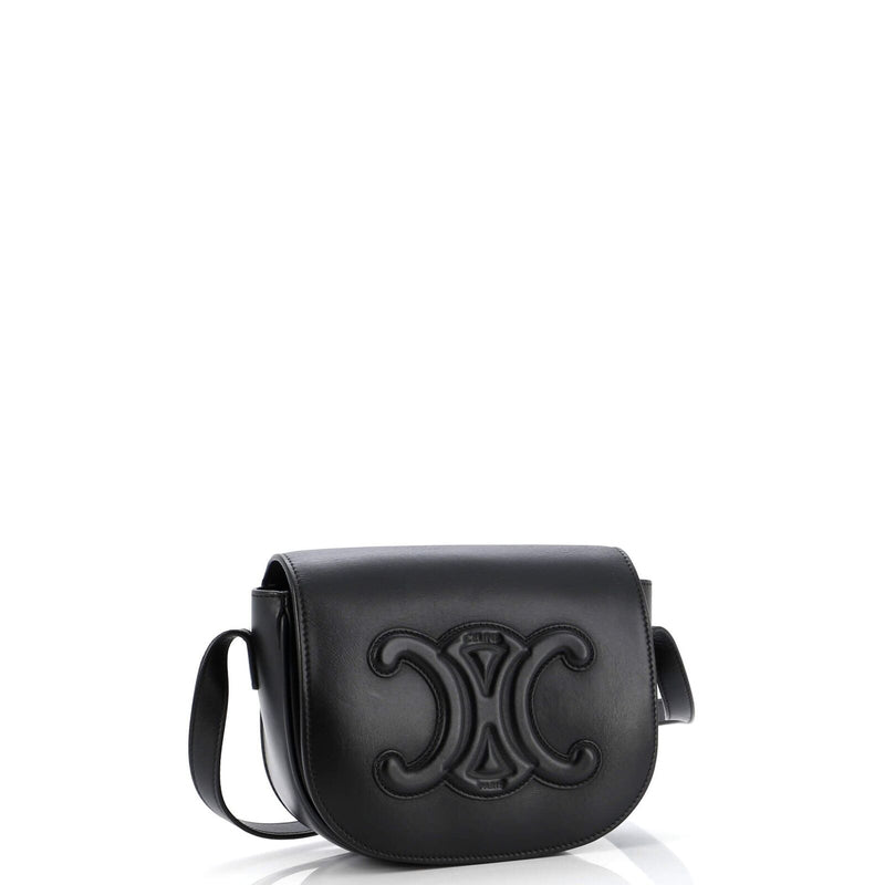 Celine Cuir Triomphe Folco Bag Leather