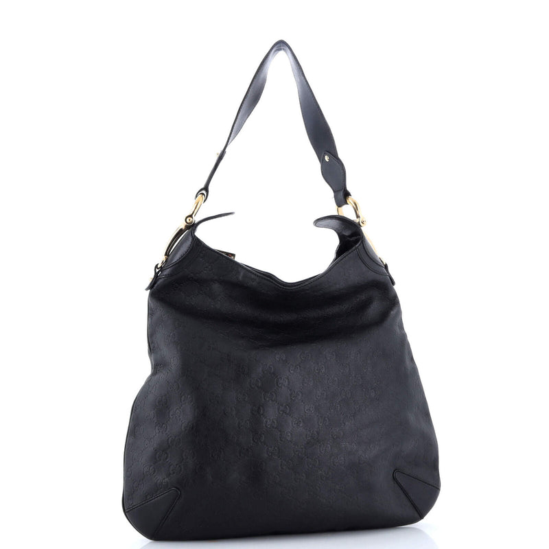 Gucci Creole Hobo Guccissima Leather