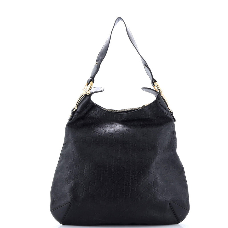 Gucci Creole Hobo Guccissima Leather