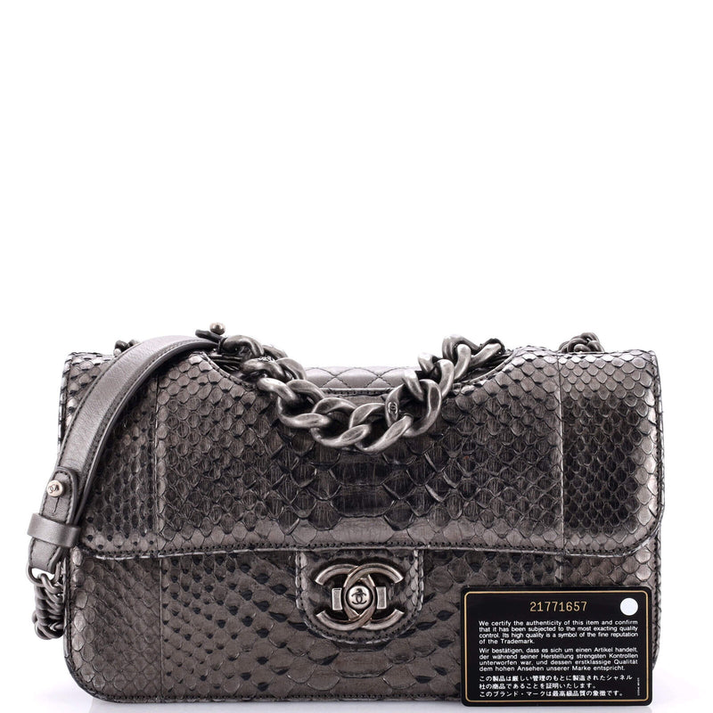 Chanel Perfect Edge Flap Bag Python