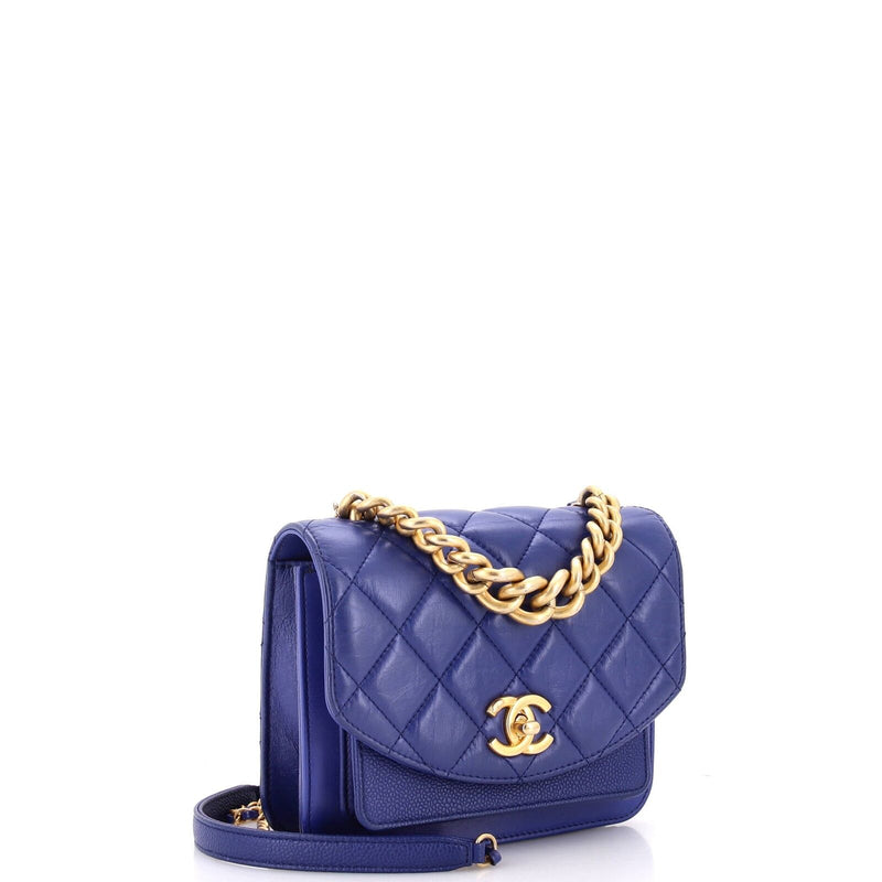 Chanel Chain Handle Flap Bag Quilted