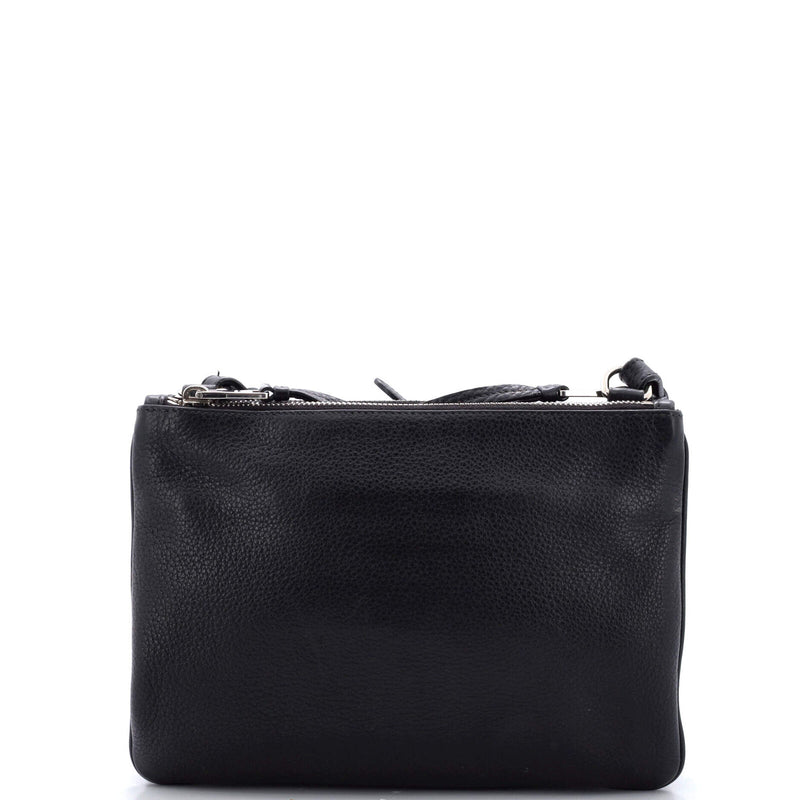 Prada Double Zip Crossbody Bag Vitello