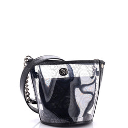 Chanel Camellia Coco Bucket Bag Printed