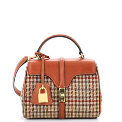 Celine 16 Top Handle Bag Tweed With