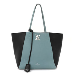 Louis Vuitton Calfskin Lockme Cabas Sky