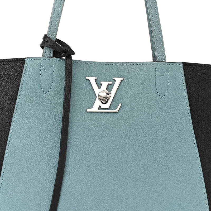 Louis Vuitton Calfskin Lockme Cabas Sky